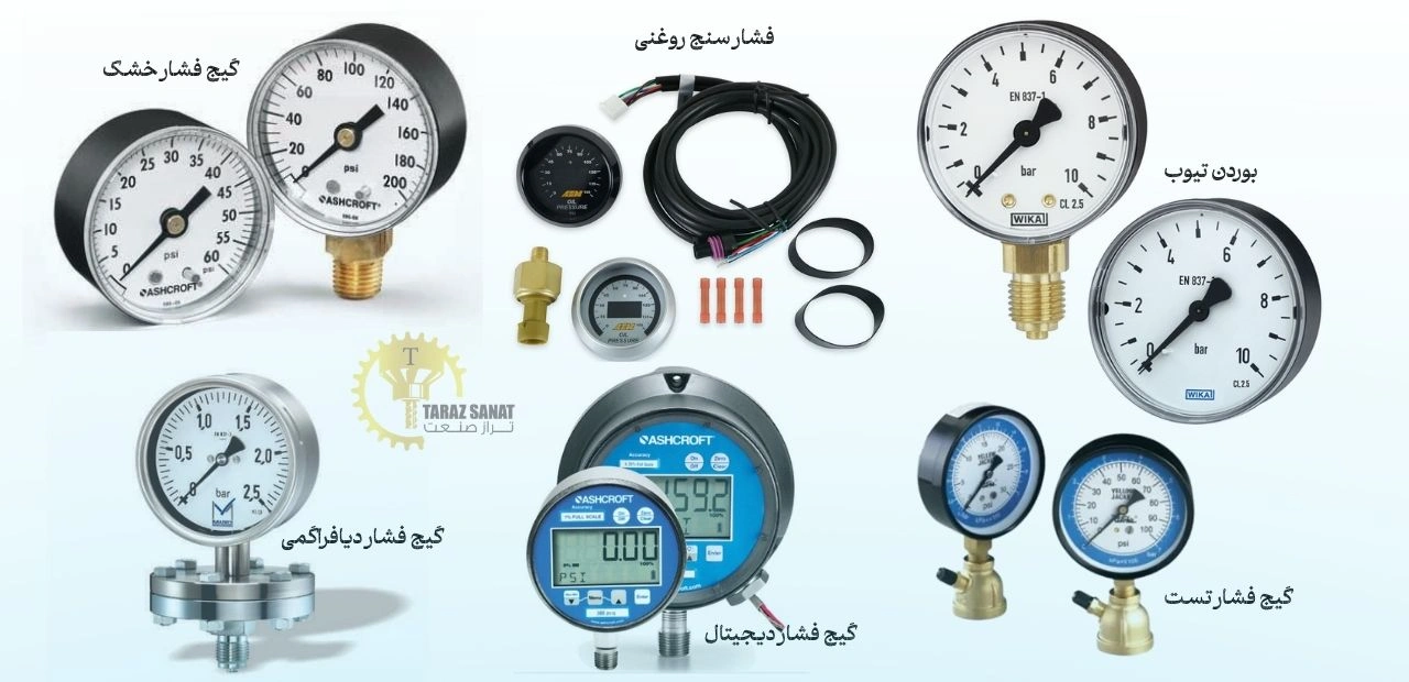 معرفی انواع گیج اندازه گیری