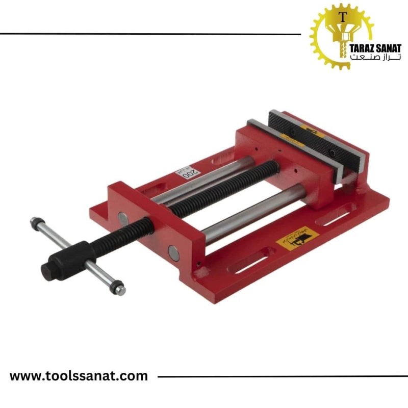 گیره تخت فولادی 200 ابزار سازان آریاوش